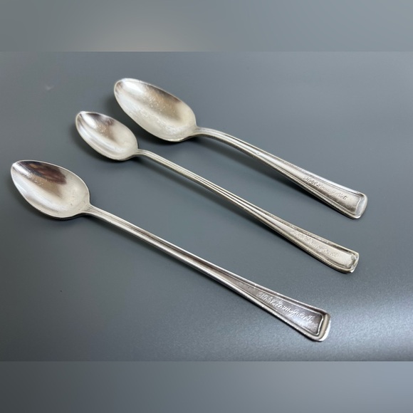 VTG 3 Spoons Hotel Louis Joliet Route 66 Illinois Silverware Flatware READ - Picture 1 of 8